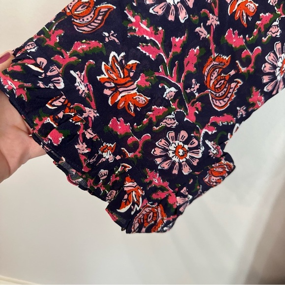 Rungolee Women’s Jacqueline 100% Silk Dress in Autumn Soraya Floral Sz S GUC - Picture 3 of 10